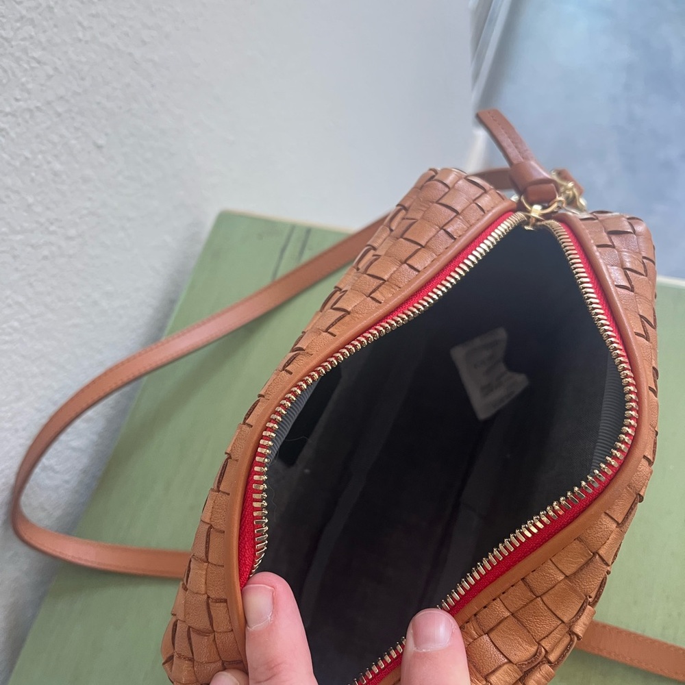 NWT Clare V woven Midi Crossbody Natural - Picture 6 of 7